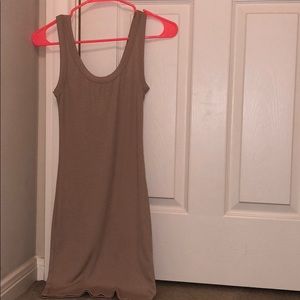Tan Midi Dress Fashionnova
